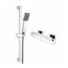 Piron Square Thermostatic Shower Chrome